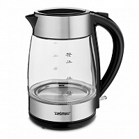 Чайник электрический Zelmer ZCK8011 GLASS/INOX 1,7л 2200Вт прозрачны/серебристый