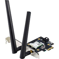 Сетевой адаптер WiFi + Bluetooth Asus PCE-AX3000 AX3000 PCI Express (ант.внеш.съем) 2ант.