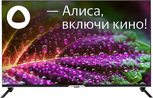 Телевизор LED 43" Hyundai H-LED43BU7003 черный 4K Ultra HD SmartTV ЯндексТВ