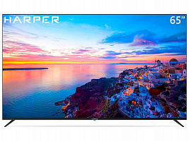 Телевизор LED 65" Harper 65U661TS черный SMART AndroidTV