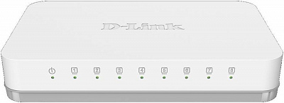 Коммутатор D-Link DGS-1008A/F1A 8G неуправляемый