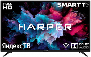 Телевизор LED 40" Harper 40F751TS черный FULL HD SmartTV ЯндексТВ