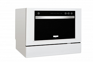 Посудомоечная машина Hyundai DT305 белый, 6комплектров, компактная