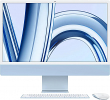 Моноблок 24" Apple iMac A2874  синий M3 8 core (4) 8Gb/256Gb 8 core GPU macOS (Z197000DV)