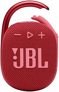 Портативная акустика JBL Clip 4 1.0 5Вт красный (JBLCLIP4RED)