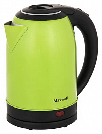 Чайник электрический Maxwell MW-1099 1.7л 2200Вт зеленый/черный 