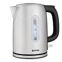 Чайник электрический Vitek VT-1140 MC 1.7л 2200Вт серебристый