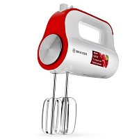 Миксер ручной Brayer BR1307  600Вт белый/красный