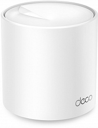 Бесшовный Mesh роутер TP-Link Deco X50(1-Pack) AX3000 10/100/1000BASE-TX белый (упак.:1шт)