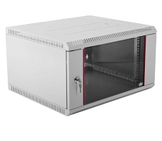ЦМО Шкаф телекоммуникационный настенный разборный 9U (600х350) дверь стекло (ШРН-Э-9.350) (1 коробка)