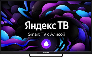 Телевизор LED 40" Asano 40LF8120T черный SmartTV