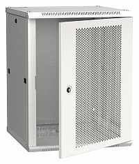 Шкаф коммутационный ITK Linea W (LWR3-18U66-PF) настенный 18U 600x600мм пер.дв.перфор. 90кг серый 500мм 200град. 900мм IP00 IK10 сталь