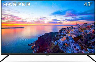 Телевизор LED 43" Harper 43F661TS черный