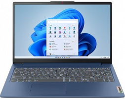 Ноутбук 15.6" Lenovo IdeaPad Slim 3 15IAH8 темно-синий i5-12450H 8GB/512GB UHD Graphics IPS FHD noOS (83ER0033RM)