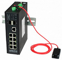 Коммутатор Osnovo SW-80802/ILS(port 90W,300W) 8G 2SFP 8PoE 300W управляемый