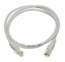 Патч-корд Lanmaster TWT-45-45-0.3-GY UTP RJ-45 вил.-вилка RJ-45 кат.5E 0.3м серый ПВХ (уп.:1шт)