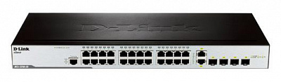 Коммутатор D-Link DES-3200-28/C1A 24x100Mb 2SFP управляемый