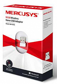 Сетевой адаптер WiFi Mercusys MW150US N150 USB 2.0