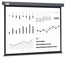 Экран Cactus 180x180см Wallscreen CS-PSW-180X180-SG 1:1 настенно-потолочный рулонный серый