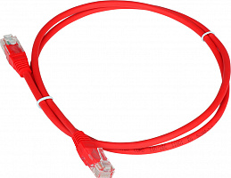 Патч-корд Lanmaster TWT-45-45-2.0-RD UTP RJ-45 вил.-вилка RJ-45 кат.5E 2м красный ПВХ (уп.:1шт)