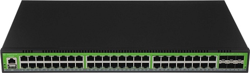 Коммутатор Digma DSP848G-6S+R700 (L3) 48x1Гбит/с 6x10G SFP+ 48PoE+ 700W управляемый