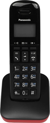 Р/Телефон Dect Panasonic KX-TGB610RUR красный/черный 