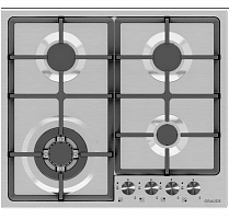 Газовая варочная панель Graude GS 60.2 E нержавеющая сталь