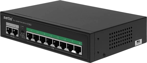 Коммутатор Netis P110GC (L2) 10x1Гбит/с 8PoE+ 100W неуправляемый