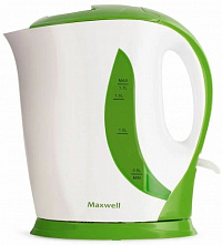 Чайник электрический Maxwell MW-1062 (G) 1.7л 2200Вт белый/зеленый