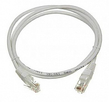 Патч-корд Lanmaster TWT-45-45-1.0/6-GY RJ-45 вил.-вилка RJ-45 кат.6 1м серый ПВХ (уп.:1шт)