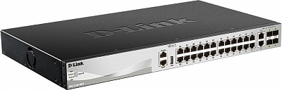 Коммутатор D-Link DGS-3130-30TS 24G 2x10G 4SFP+ управляемый