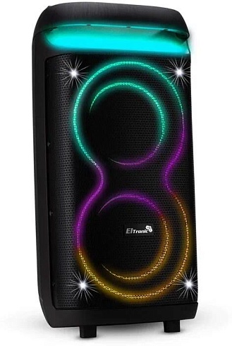 Портативная акустика Eltronic CRAZY BOX 1000 2.0 5400мАч черный