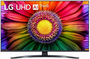 Телевизор LED 55" LG 55UR81009LK.ARUB черный 4K SmartTV безрамочный