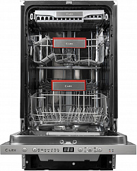 Встраиваемая ПМ LEX PM 4573 B нержавеющая сталь 11 комплектов 45см 