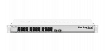 Коммутатор MikroTik CSS326-24G-2S+RM 24G 2SFP+ управляемый