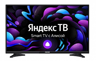 Телевизор LED 24" Asano 24LH8010T черный SmartTV