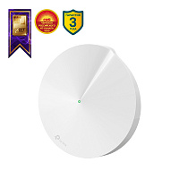 Бесшовный Mesh роутер TP-Link Deco M5 (DECO M5(1-PACK)) AC1300 10/100/1000BASE-TX белый (упак.:1шт)