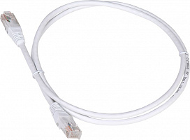 Патч-корд Lanmaster UTP TWT-45-45-10-WH RJ-45 вил.-вилка RJ-45 кат.5E 10м белый ПВХ (уп.:1шт)