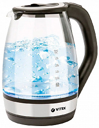 Чайник электрический Vitek VT-7044 1.7л 2200Вт черный 