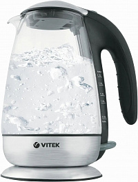 Чайник электрический Vitek VT-1160 1.7л 2200Вт серебристый