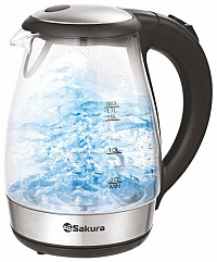 Чайник электрический Sakura SA-2732BK 1.7л 2200Вт черный 