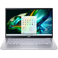 Ноутбук 14" Acer Swift Go SFG14-41-R7EG серебристый R7-7730U 16Gb/1TB Radeon W11H (NX.KG3CD.002)