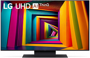 Телевизор LED 43" LG 43UT91006LA.ARUB черный 4K Ultra HD 60Hz DVB-T DVB-T2 DVB-C DVB-S DVB-S2 USB WiFi SmartTV