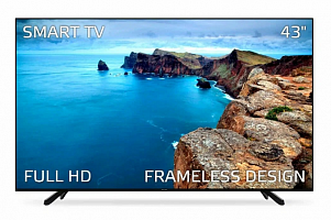 Телевизор LED 43" Skyline 43LST5971 черный SmartTV