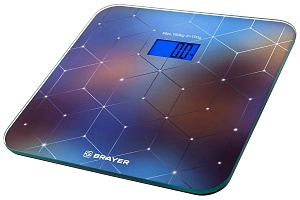 Весы напольные Brayer BR3733 180кг рисунок