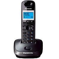 Р/Телефон Dect Panasonic KX-TG2511RUT темно-серый металлик/черный АОН