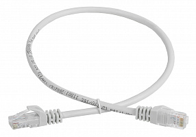 Патч-корд ITK PC01-C5EU-05M-G UTP RJ-45 вил.-вилка RJ-45 кат.5E 0.5м серый ПВХ (уп.:1шт)