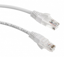 Патч-корд Lanmaster LAN-PC45/U5E-5.0-WH UTP RJ-45 вил.-вилка RJ-45 кат.5E 5м белый LSZH (уп.:1шт)