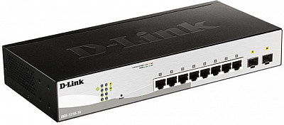 Коммутатор D-Link DGS-1210-10/FL1A 8G 2SFP управляемый