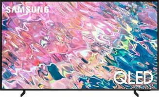 Телевизор QLED 50" Samsung QE50Q60BAUCCE 4K черный 4K SmartTV безрамочный